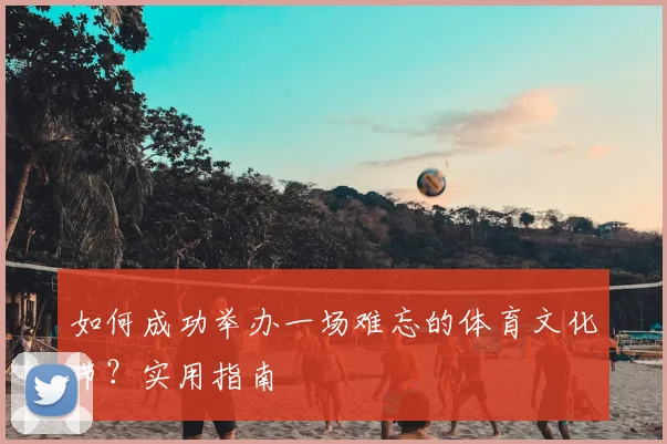 如何成功举办一场难忘的体育文化节？实用指南